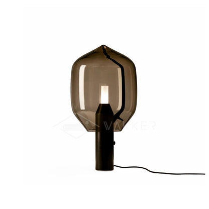 Lighthouse Table Lamp | Mouth-Blown Glass & Marble | White or Black