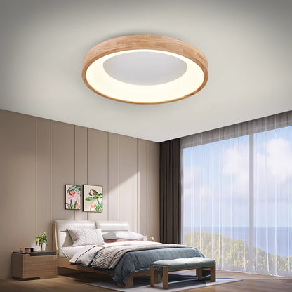 Ligna Square Ceiling Light | Wood & Acrylic | Various Sizes