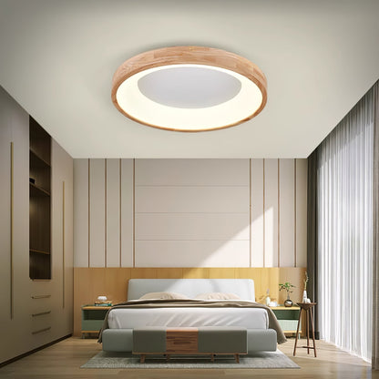 Ligna Square Ceiling Light | Wood & Acrylic | Various Sizes