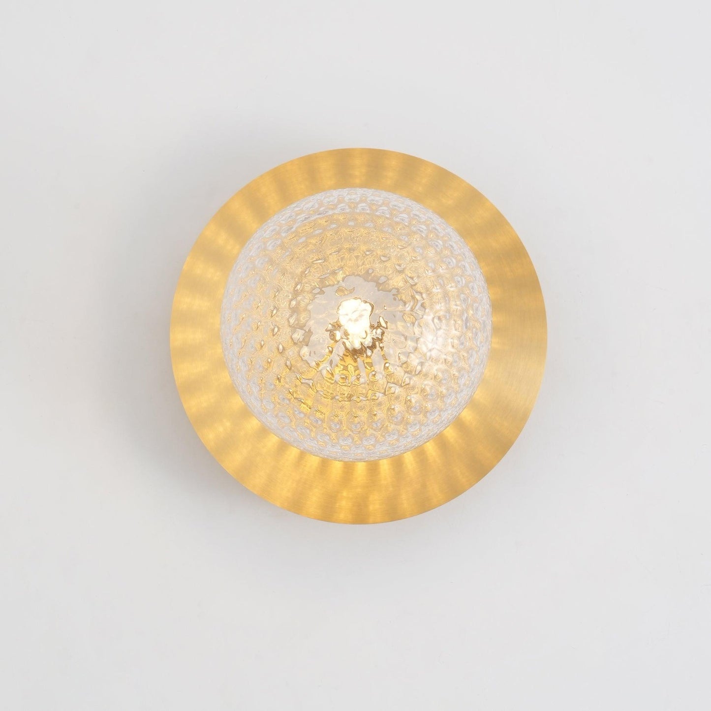 Celeste Wall Lamp | Metal, Brass, Glass | Black, White, Clear