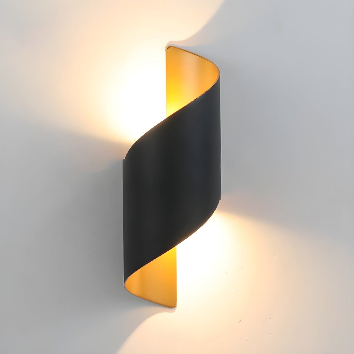 Lila Wall Lamp | Metal, Aluminum, Acrylic | Black, Gold, White