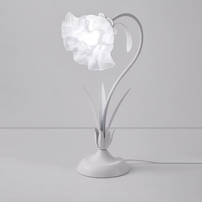 Lily of the Valley Table Lamp | Gold-Tone Metal & Glass | 30cm Diameter