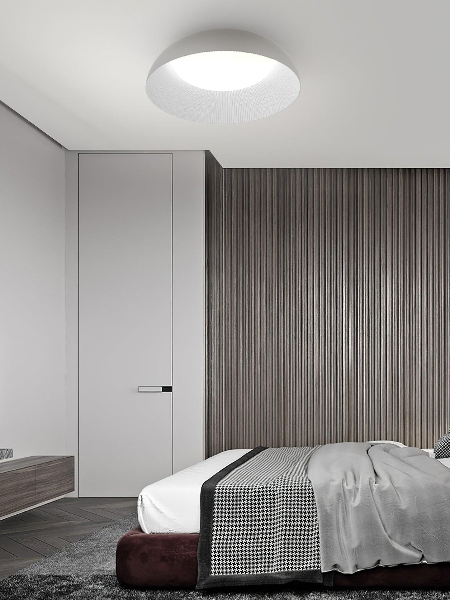Lindby Juliven LED Ceiling Light | Aluminum & Metal | Black & Gold