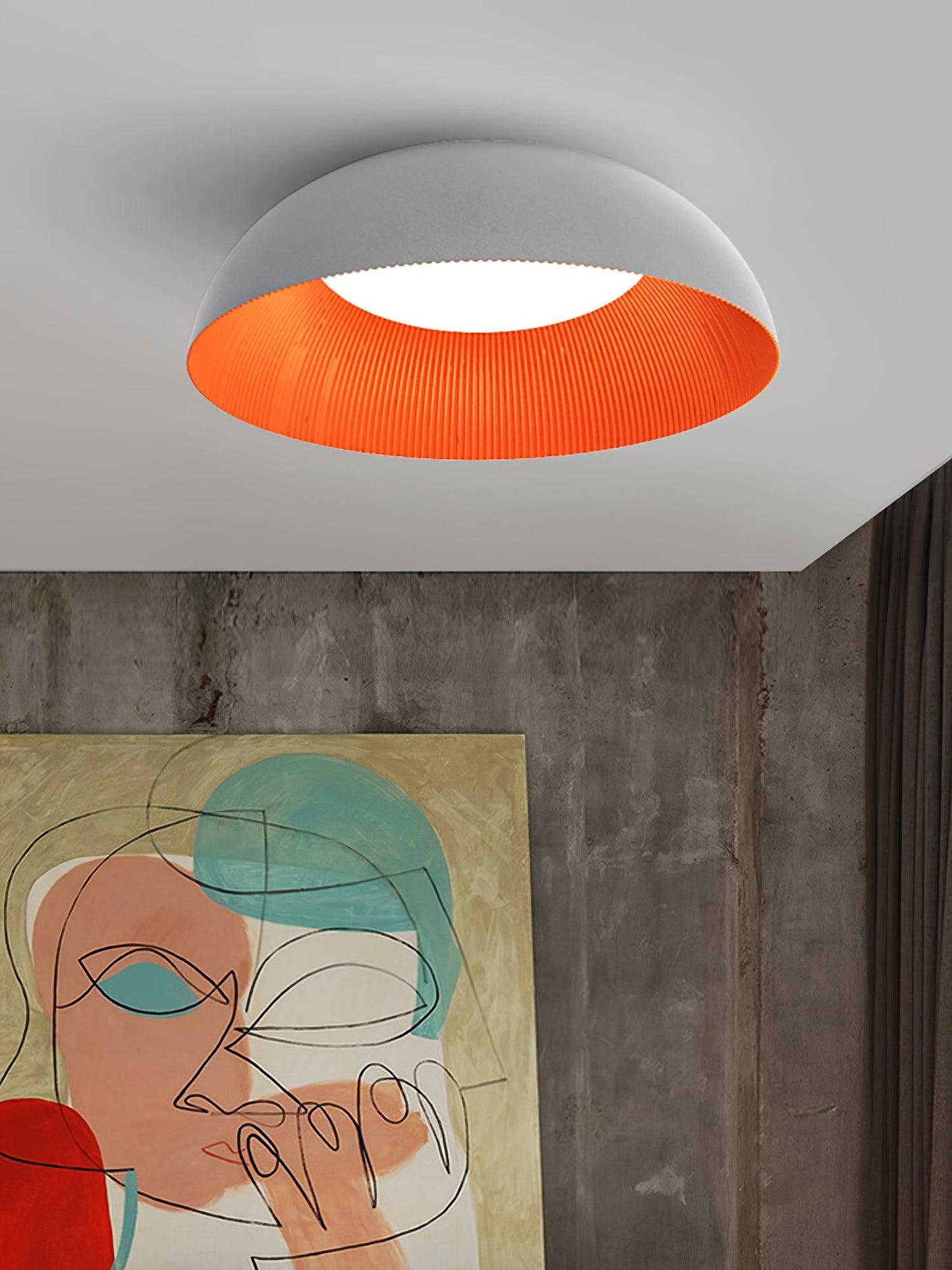 Lindby Juliven LED Ceiling Light | Aluminum & Metal | Black & Gold