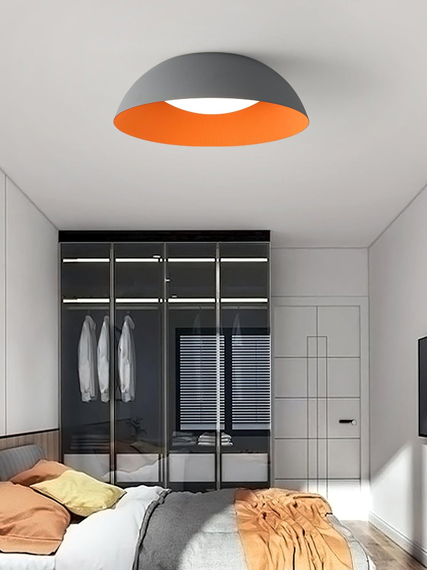 Lindby Juliven LED Ceiling Light | Aluminum & Metal | Black & Gold