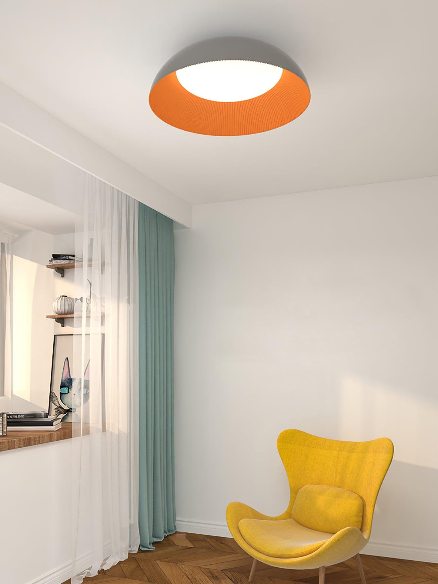 Lindby Juliven LED Ceiling Light | Aluminum & Metal | Black & Gold