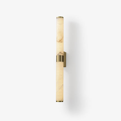 Line Alabaster Wall Light | Brass & Alabaster | White