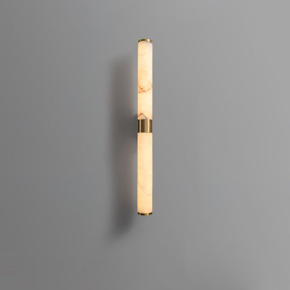 Line Alabaster Wall Light | Brass & Alabaster | White