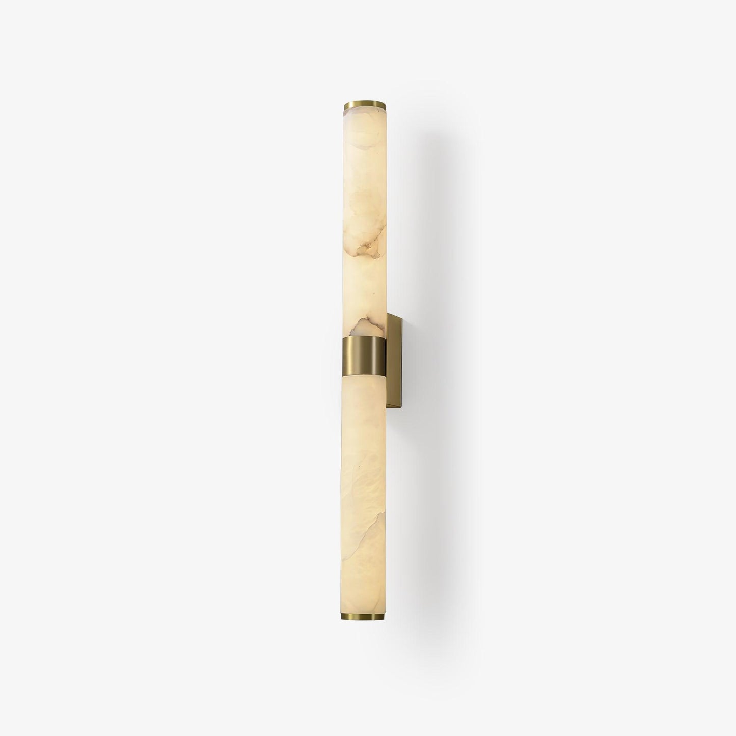 Line Alabaster Wall Light | Brass & Alabaster | White