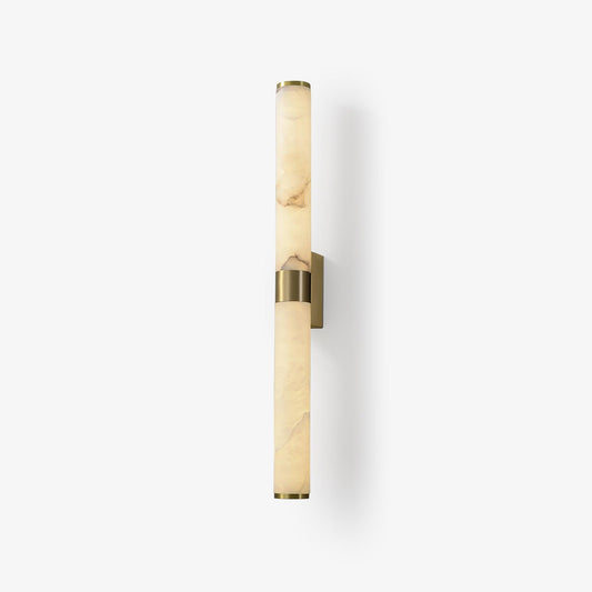 Line Alabaster Wall Light | Brass & Alabaster | White
