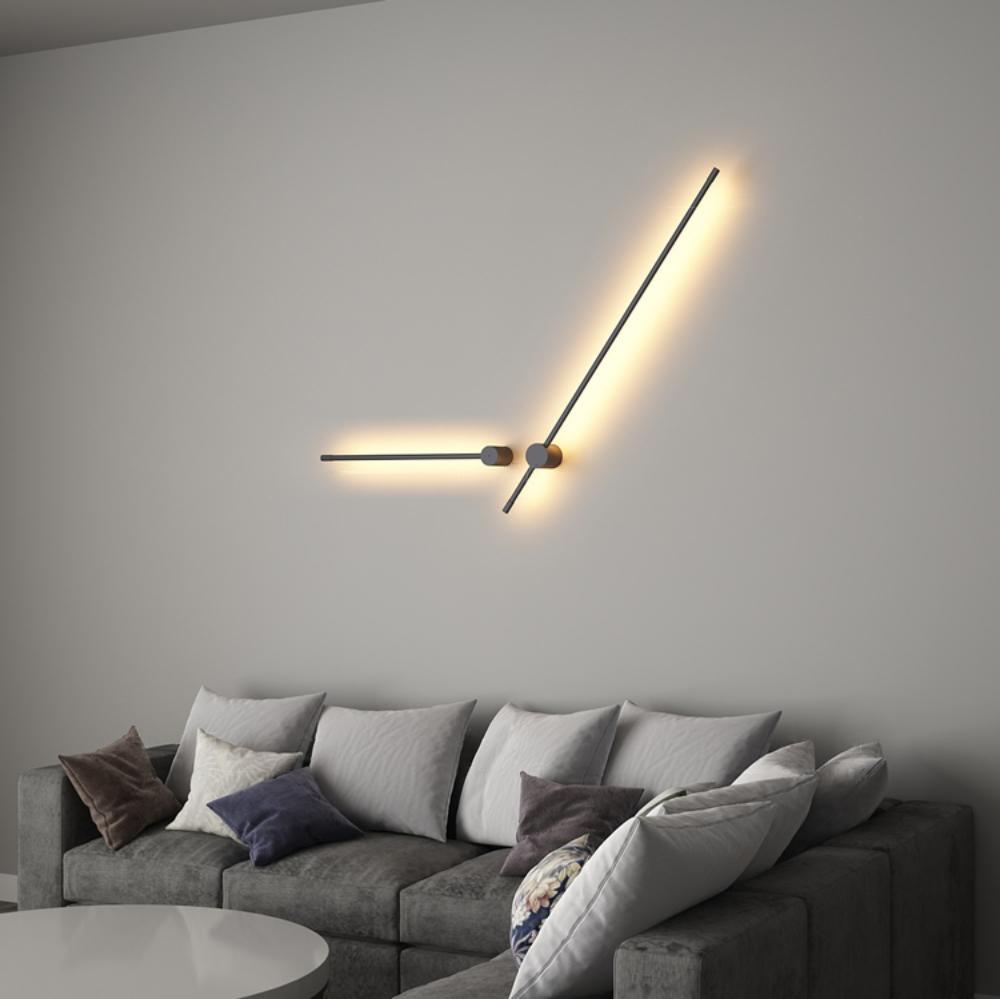 LED Wall Light Set | Metal & Acrylic | Set of 2