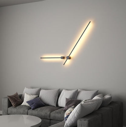 LED Wall Light Set | Metal & Acrylic | Set of 2