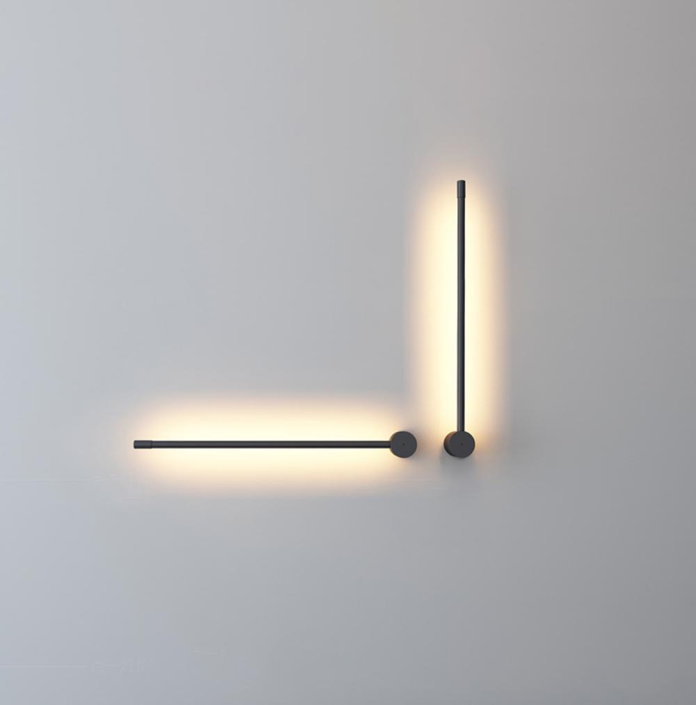 LED Wall Light Set | Metal & Acrylic | Set of 2