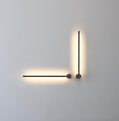 LED Wall Light Set | Metal & Acrylic | Set of 2