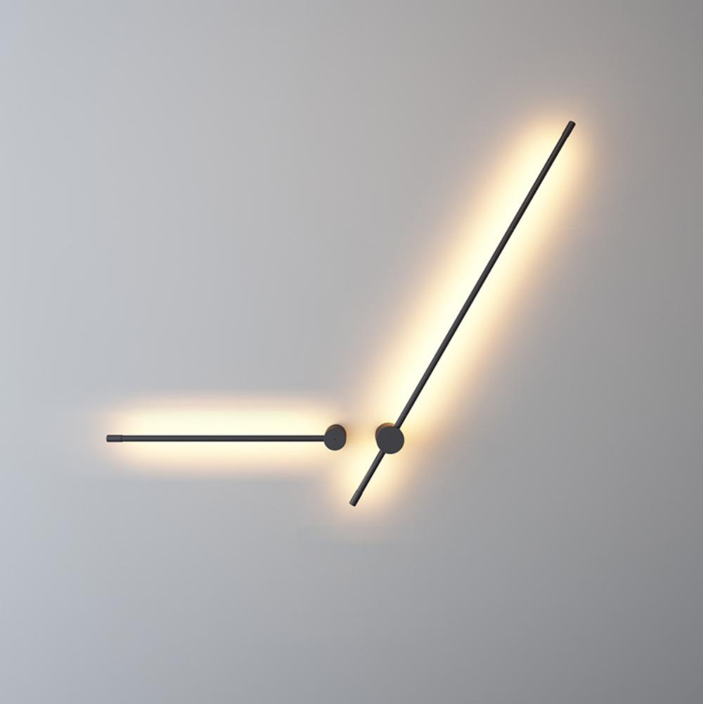 LED Wall Light Set | Metal & Acrylic | Set of 2