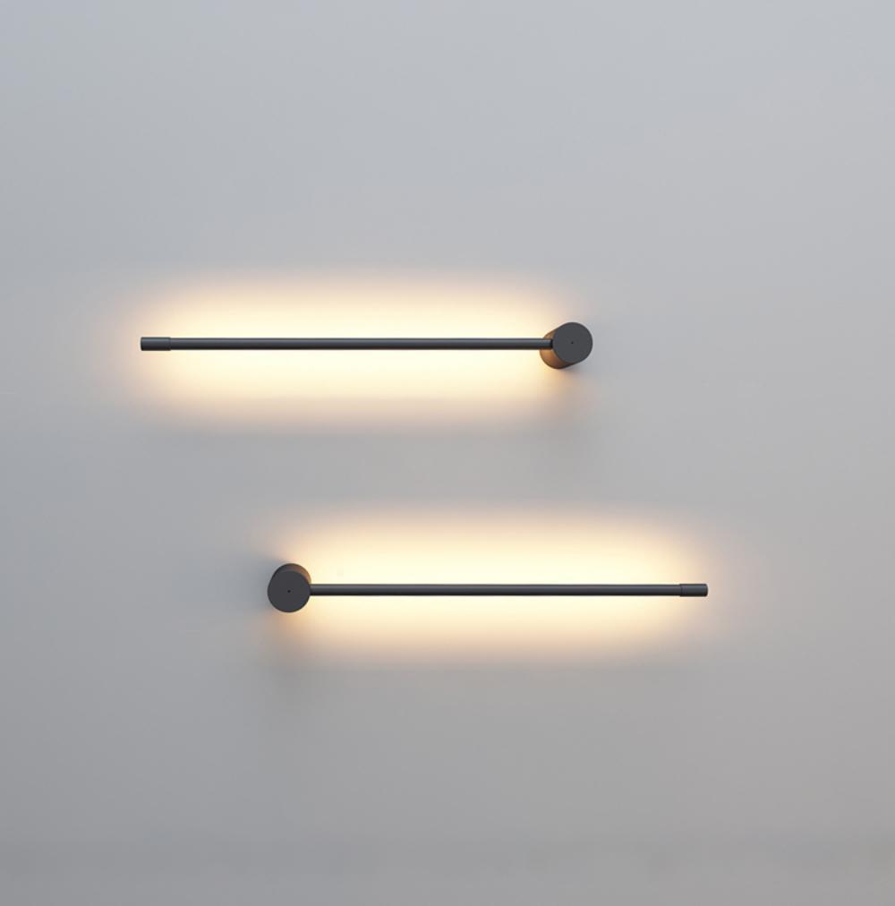 LED Wall Light Set | Metal & Acrylic | Set of 2