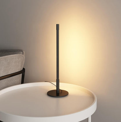 Linear LED Table Lamp | Metal, Aluminum, Acrylic | Black