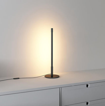 Linear LED Table Lamp | Metal, Aluminum, Acrylic | Black