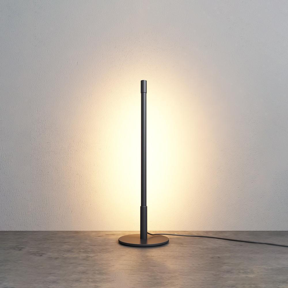 Linear LED Table Lamp | Metal, Aluminum, Acrylic | Black