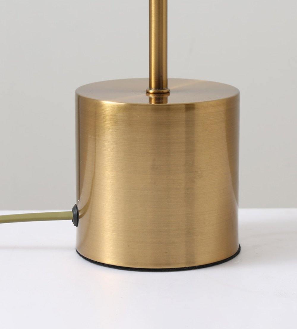 Linear Table Lamp | Metal & Acrylic | Gold & Wood Finish