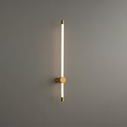 Linear LED Sconce | Rechargeable | Black & Copper
