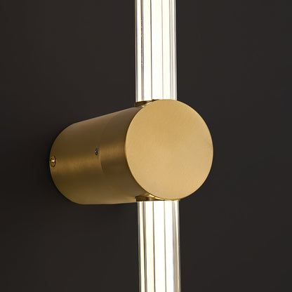 Linear LED Sconce | Rechargeable | Black & Copper