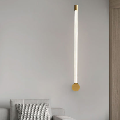 Linear LED Sconce | Rechargeable | Black & Copper