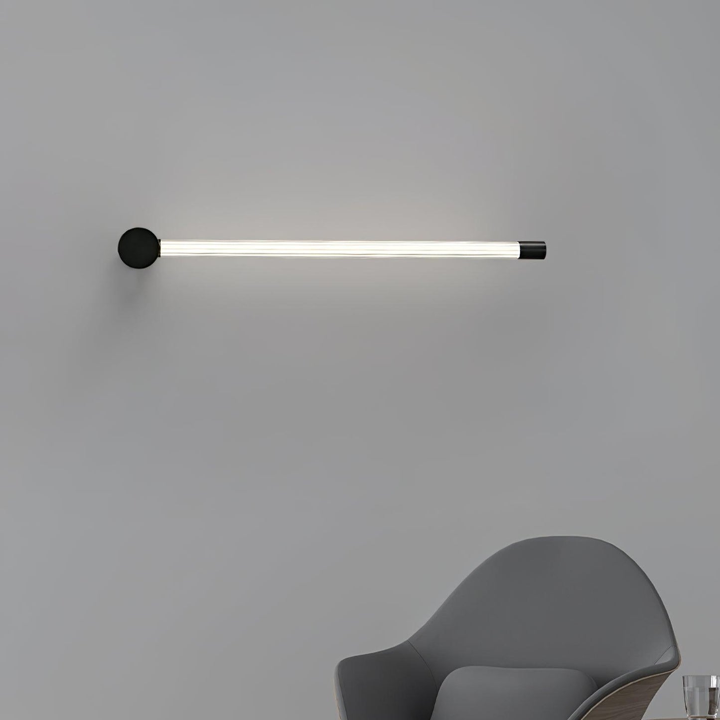 Linear LED Sconce | Rechargeable | Black & Copper
