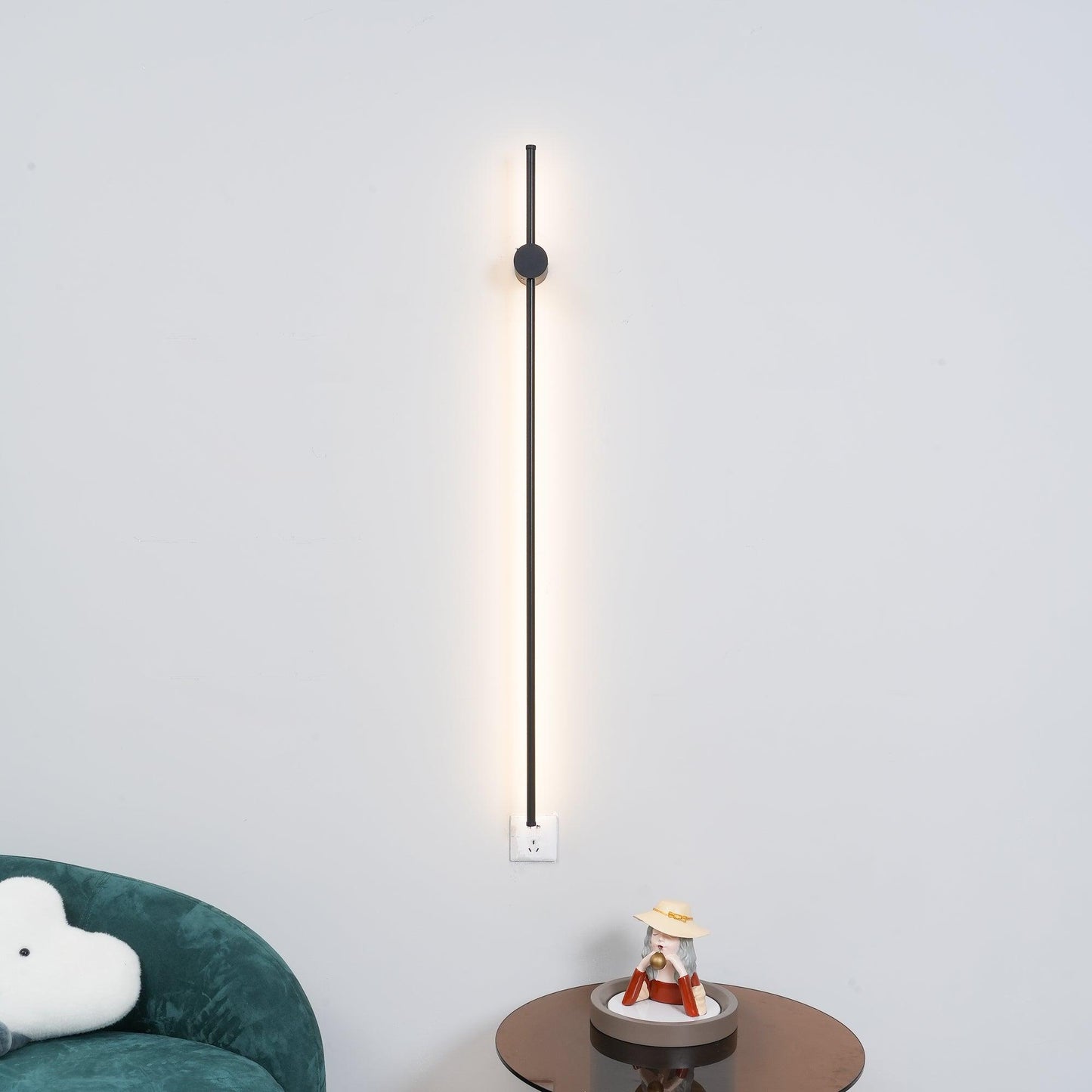 LED Wall Light Set | Metal & Acrylic | Set of 2