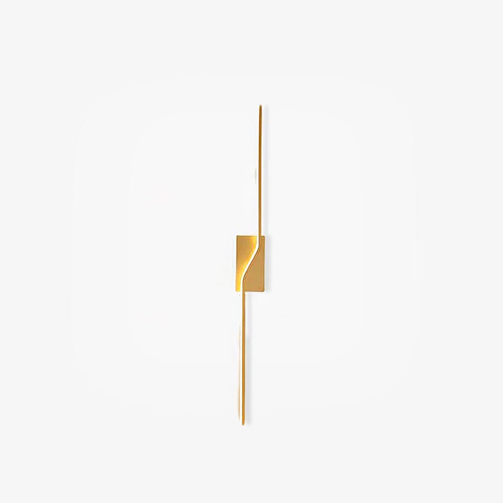 Linear Strip Wall Light | Aluminum/Acrylic/Silicone | Brass/Black/White