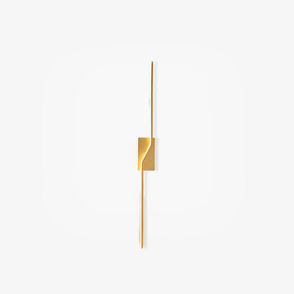 Linear Strip Wall Light | Aluminum/Acrylic/Silicone | Brass/Black/White