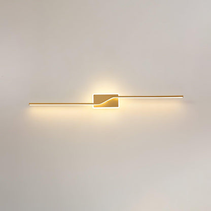Linear Strip Wall Light | Aluminum/Acrylic/Silicone | Brass/Black/White