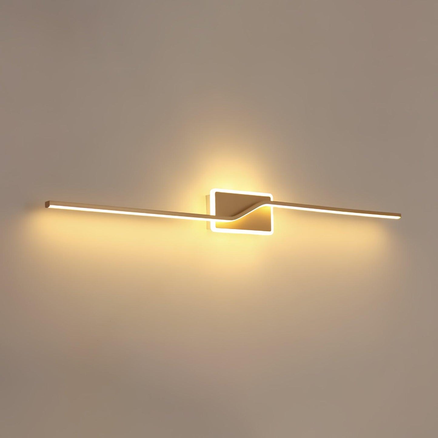 Linear Strip Wall Light | Aluminum/Acrylic/Silicone | Brass/Black/White