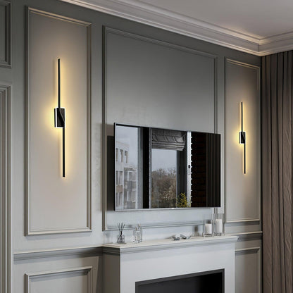 Linear Strip Wall Light | Aluminum/Acrylic/Silicone | Brass/Black/White