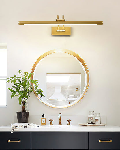 Linear Vanity Wall Light | Brass & Metal | Dimmable, 4 Sizes Available