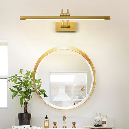 Linear Vanity Wall Light | Brass & Metal | Dimmable, 4 Sizes Available