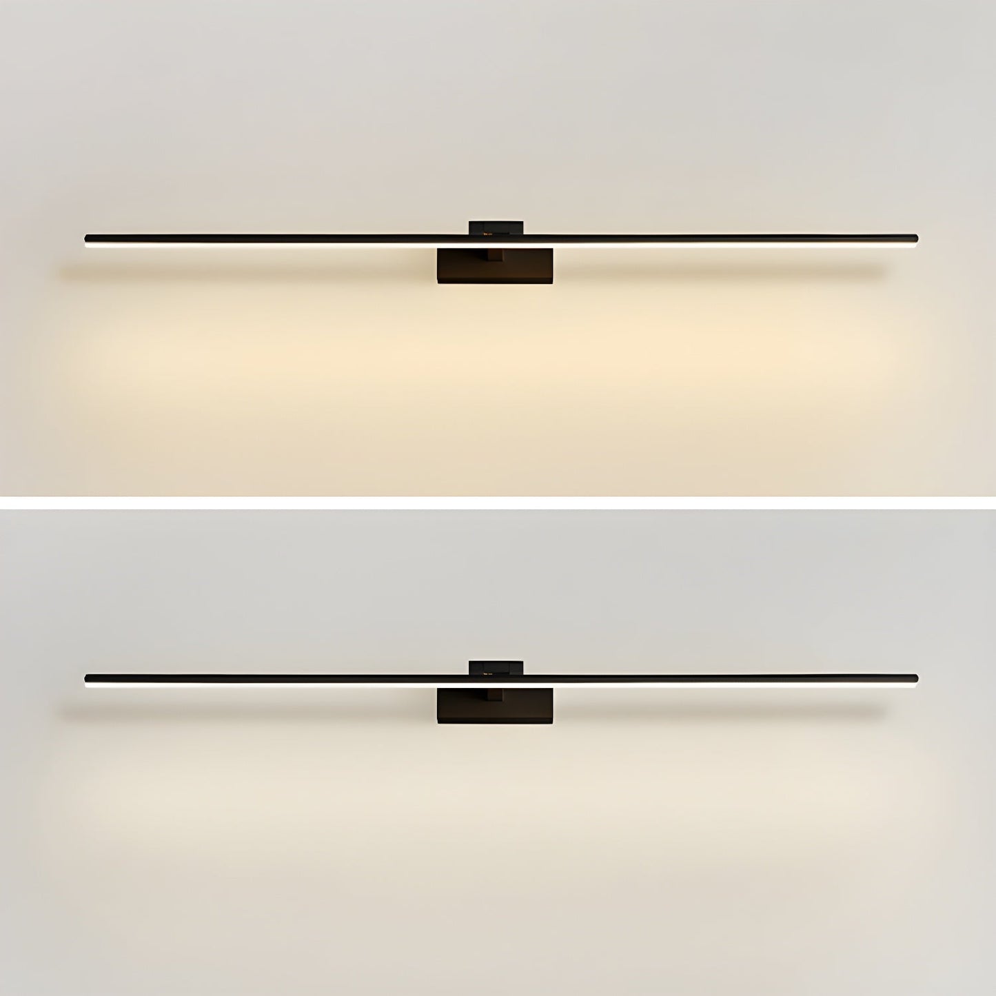 Linear Bathroom Wall Lamp | Aluminum | Black/White