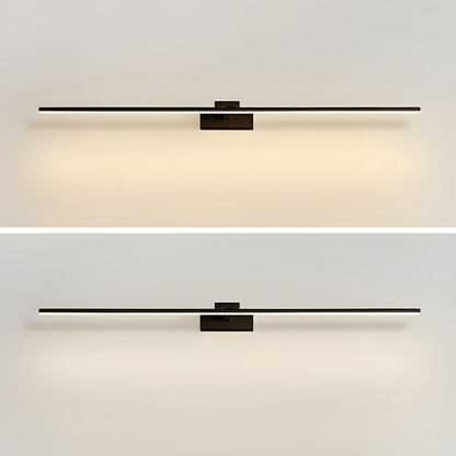 Linear Bathroom Wall Lamp | Aluminum | Black/White