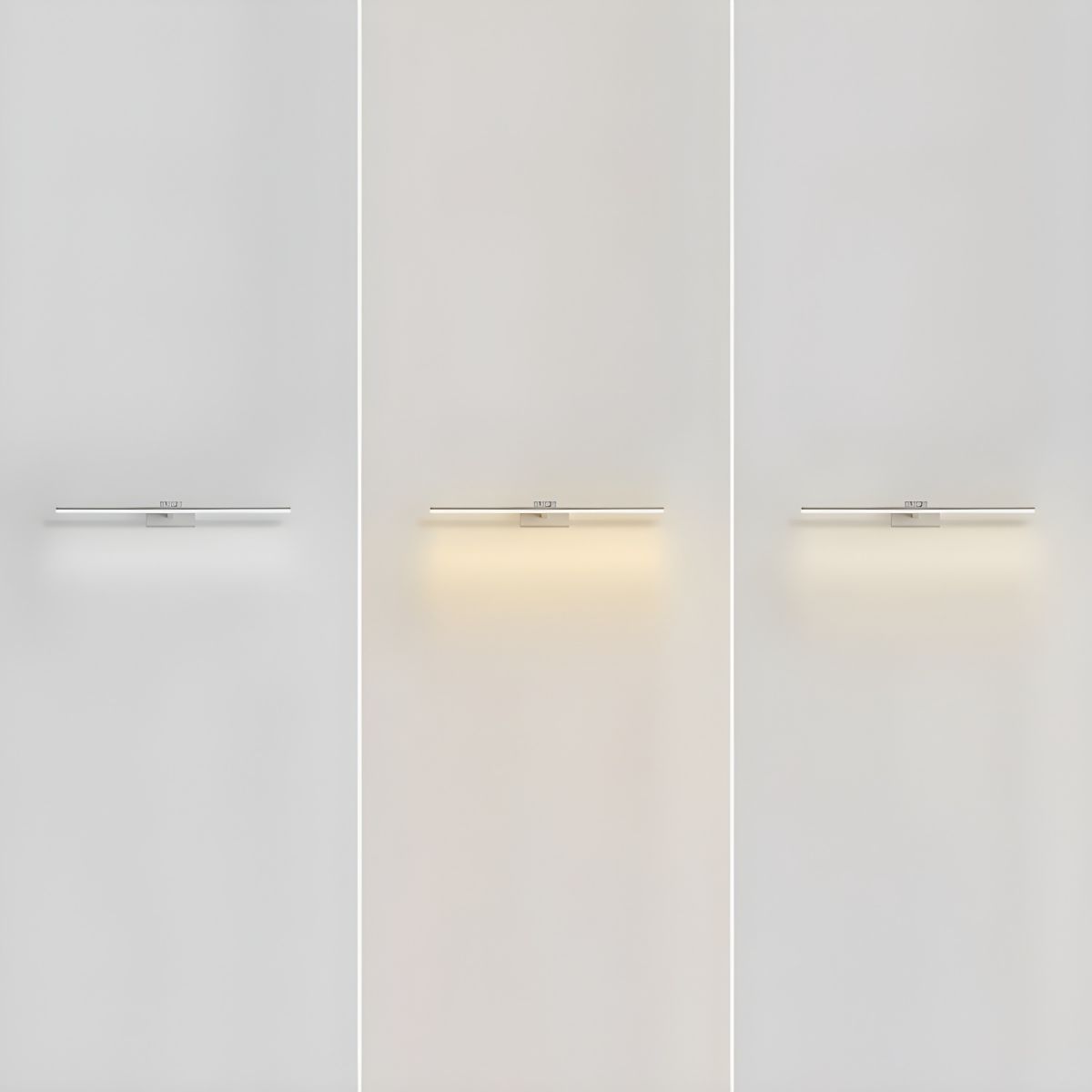 Linear Bathroom Wall Lamp | Aluminum | Black/White