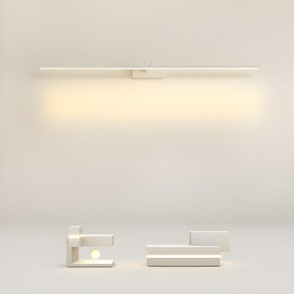 Linear Bathroom Wall Lamp | Aluminum | Black/White