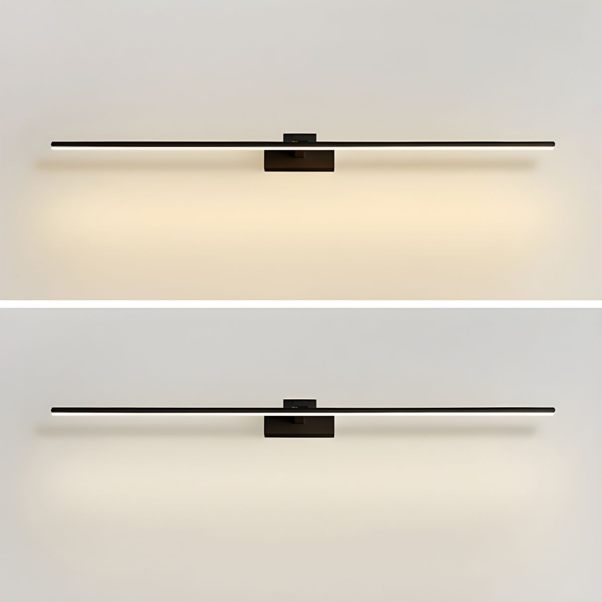 Linear Bathroom Wall Lamp | Aluminum | Black/White
