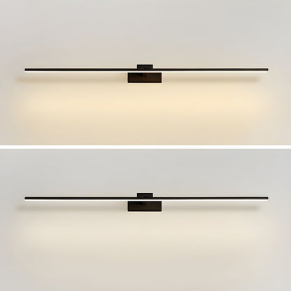 Linear Bathroom Wall Lamp | Aluminum | Black/White