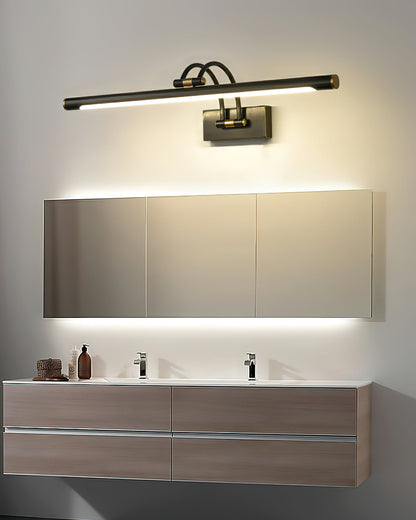 Linear Vanity Wall Light | Brass & Metal | Dimmable, 4 Sizes Available