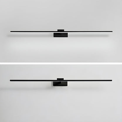 Linear Bathroom Wall Lamp | Aluminum | Black/White