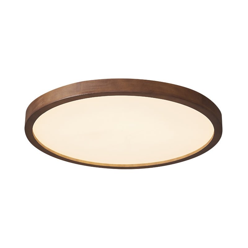 Lira Rectangular Ceiling Light | Metal, Wood, PVC | Walnut Wood Finish