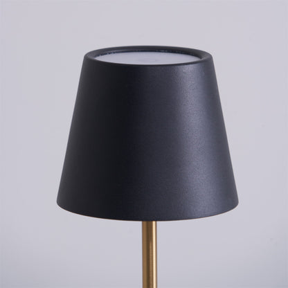 Lirio Mini Table Lamp | Marble Base | Black and Gold