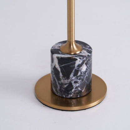 Lirio Mini Table Lamp | Marble Base | Black and Gold
