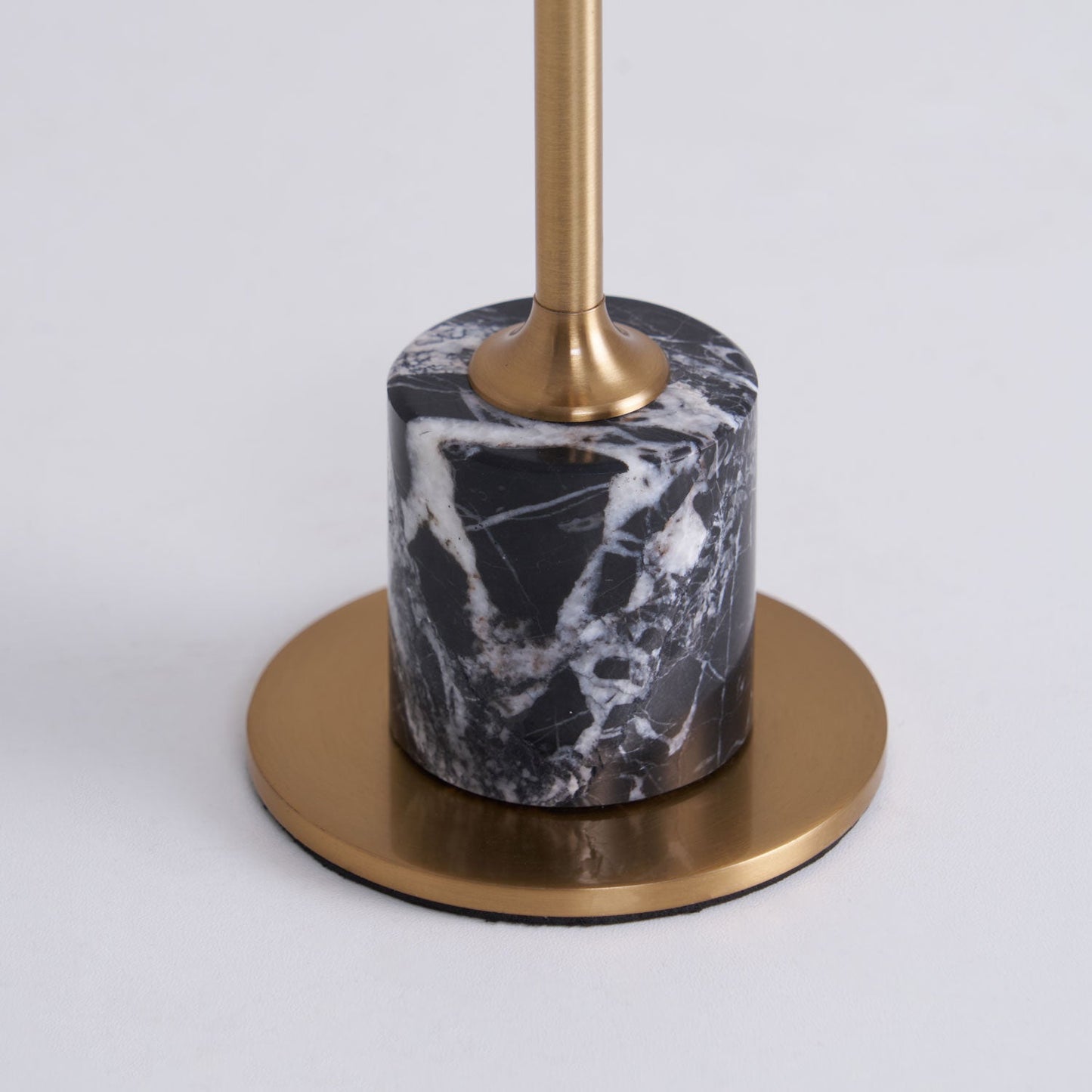 Lirio Mini Table Lamp | Marble Base | Black and Gold