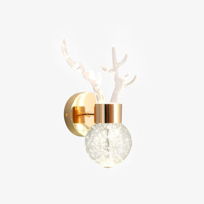 Little Deer Wall Lamp | Acrylic Aluminum Crystal | Gold