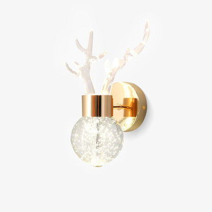 Little Deer Wall Lamp | Acrylic Aluminum Crystal | Gold